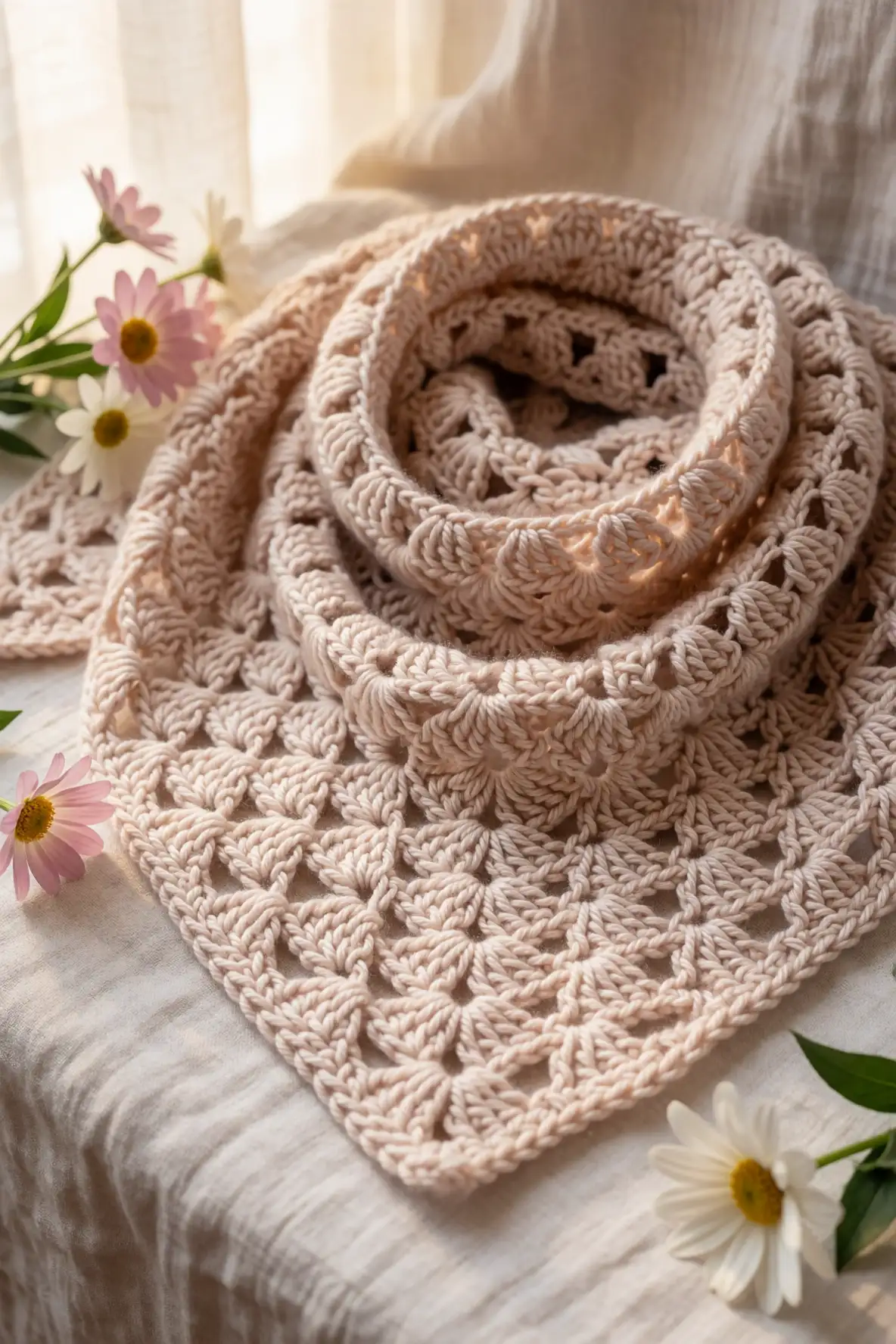 Shell Texture for Romantic Finishes