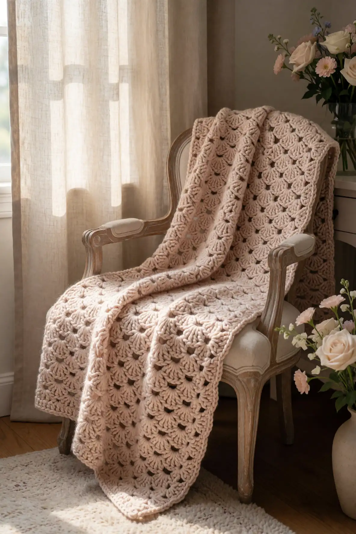 Shell Texture with Romantic Softness