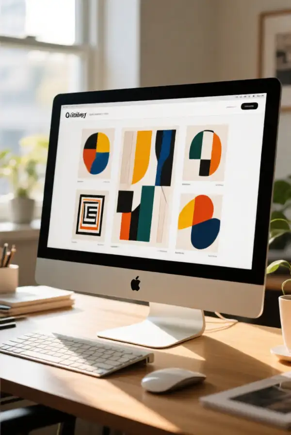 Shopping for Abstract Art Online