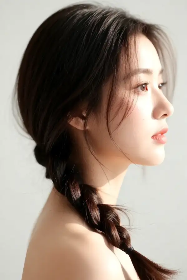 Side Braid for a Cute Touch