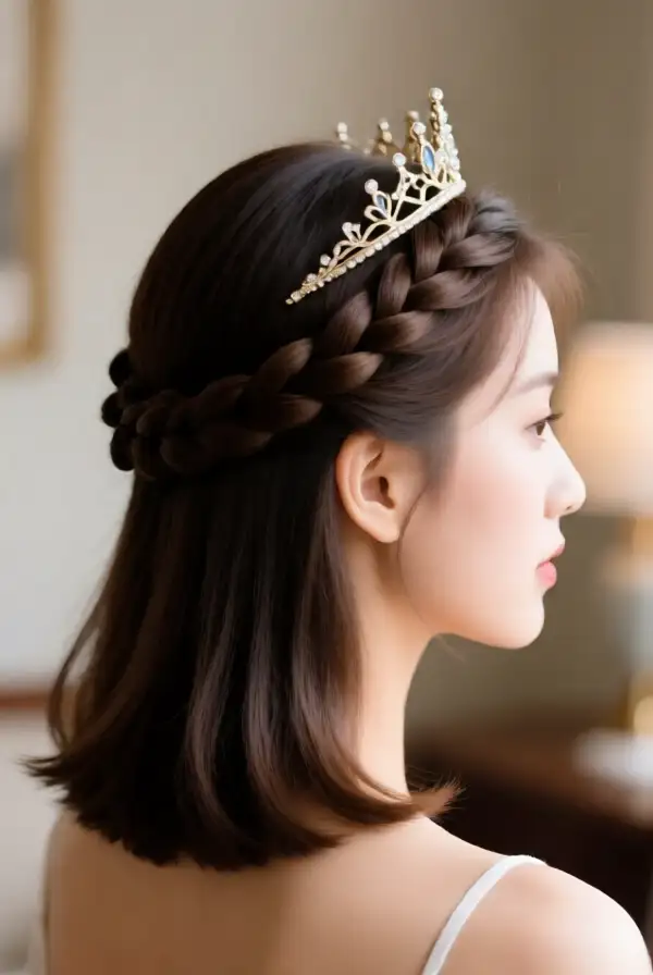 Simple Braided Crown