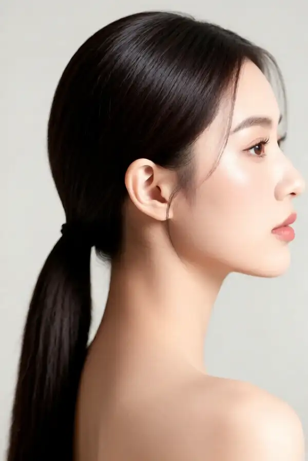 Simple Low Ponytail