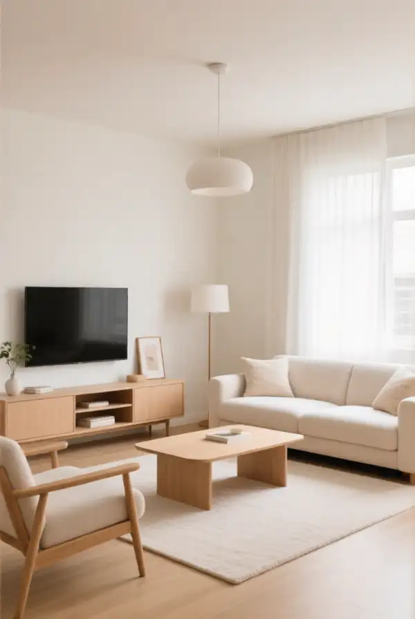 Simplistic Furniture Choices for Open Spaces