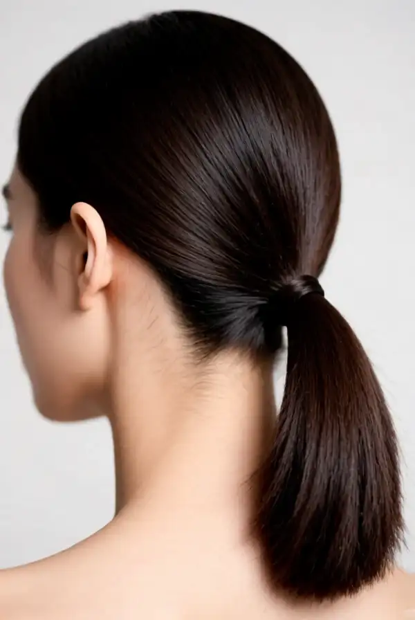 Sleek Low Ponytail