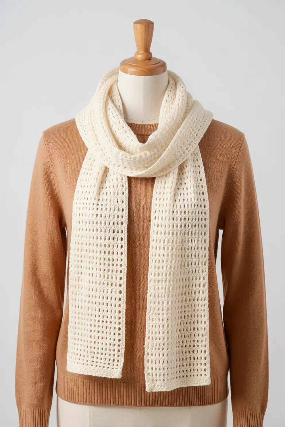 Slim Scarves With Delicate Drape