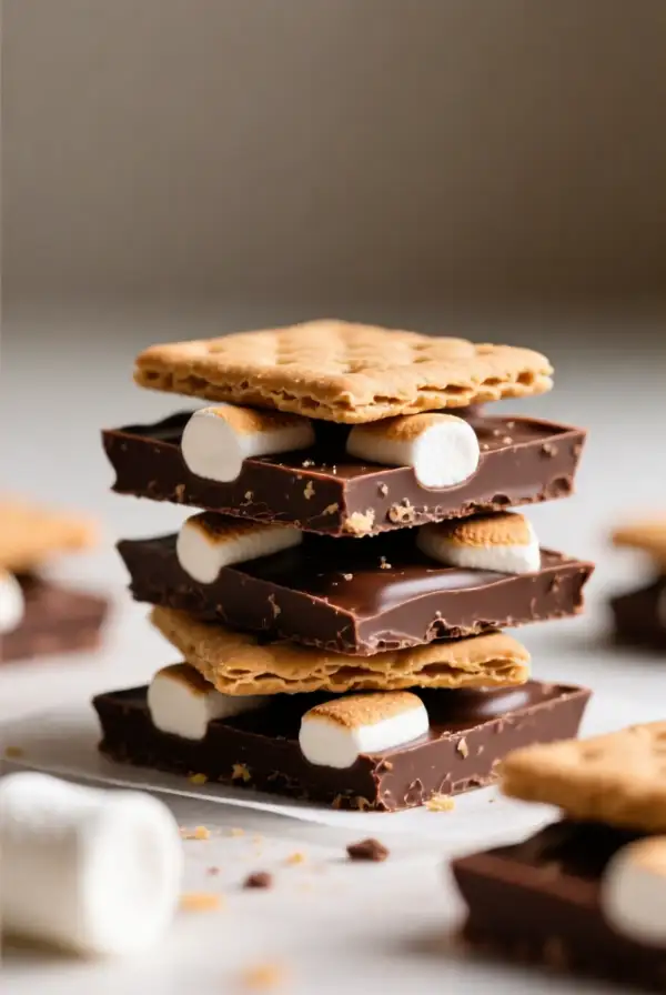 S'mores Chocolate Bark