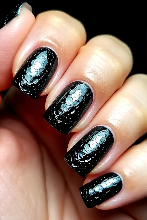 Soft Black Foil Accents