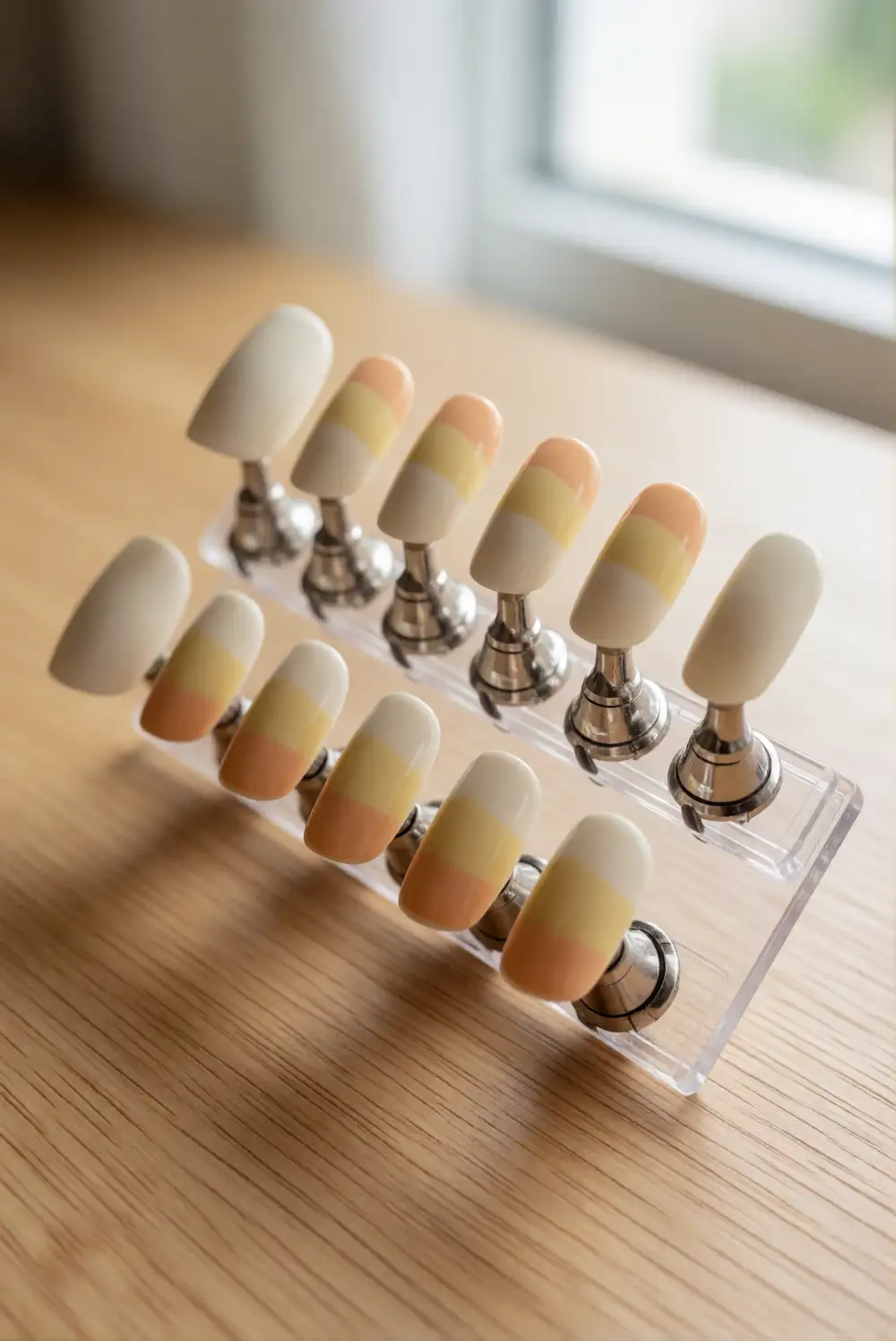 Soft Candy Corn Color Blocking