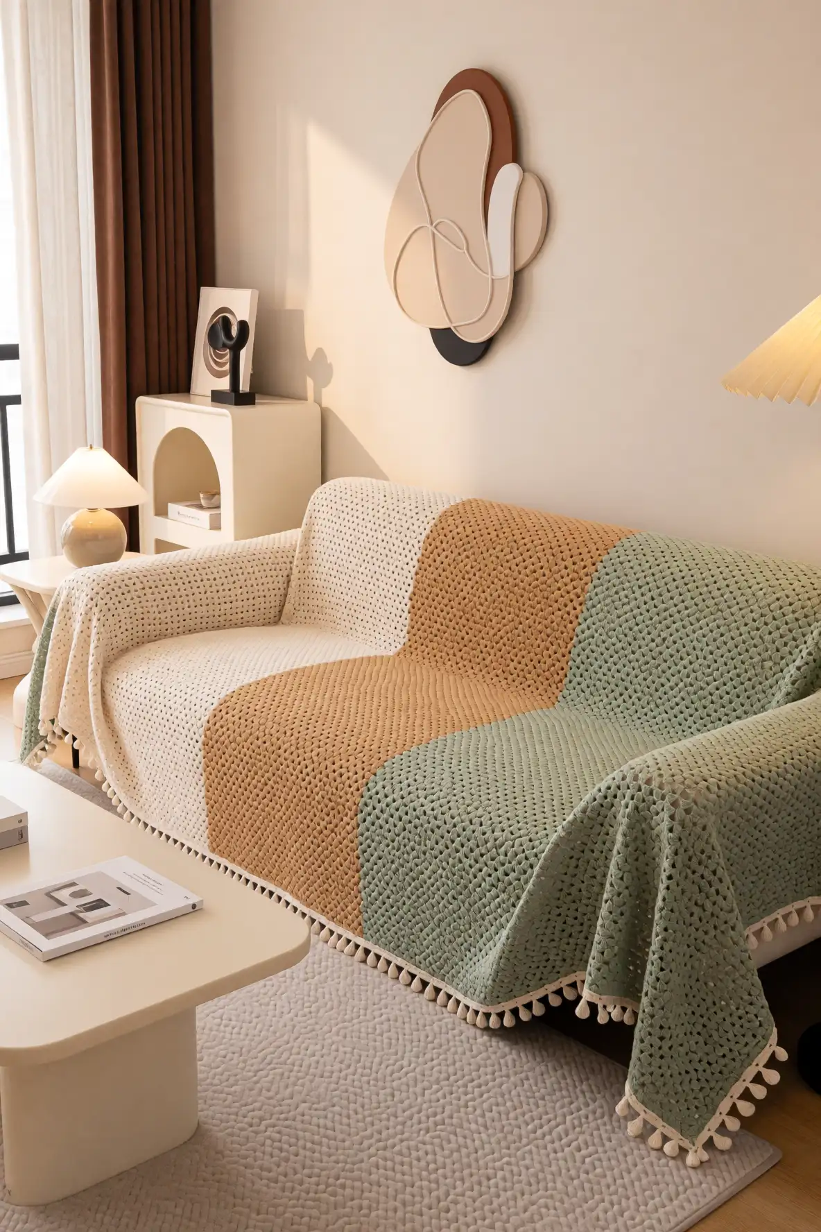 Soft Color Blocking for a Modern Apartment