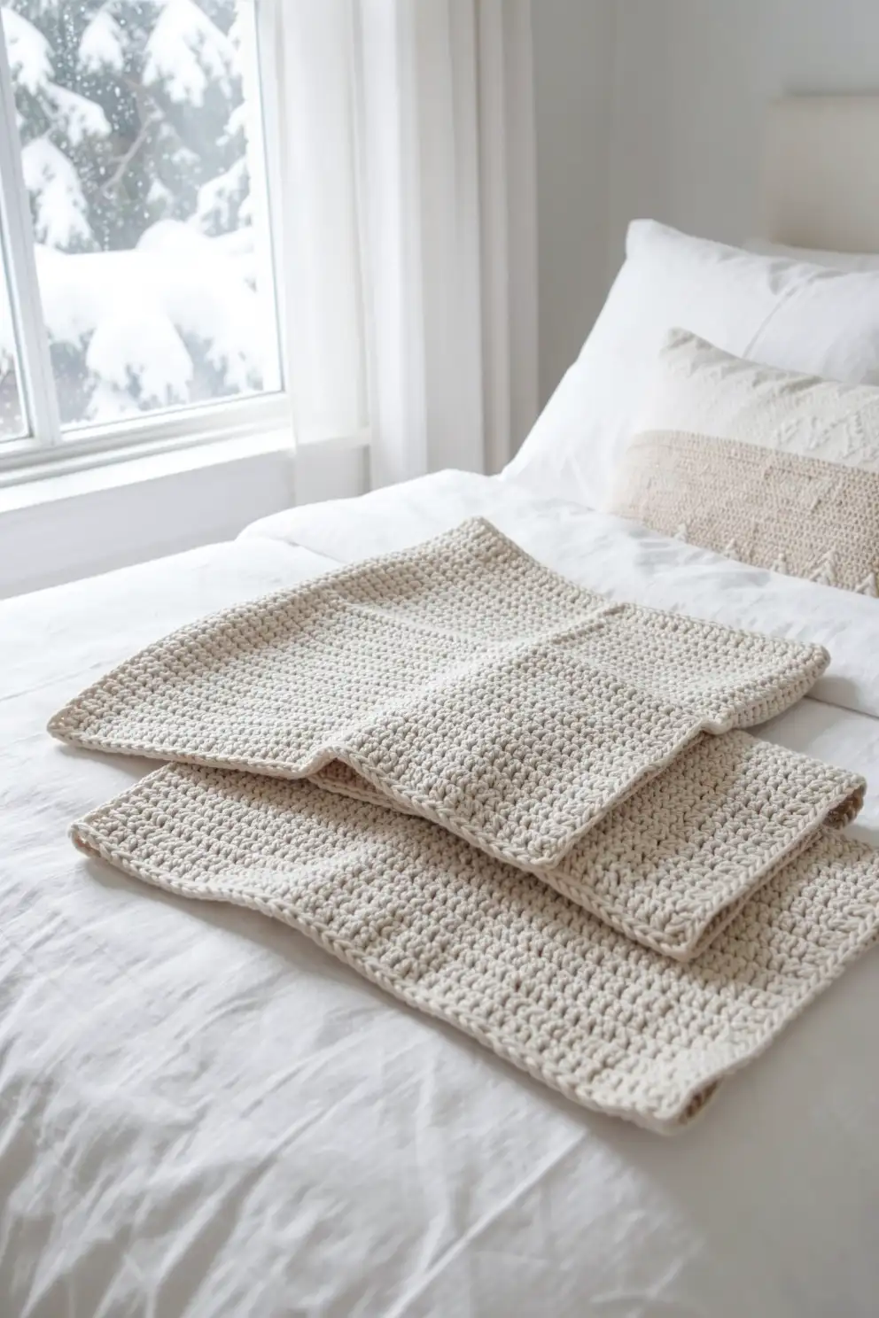 Soft Neutrals for a Snowy Handmade Mood