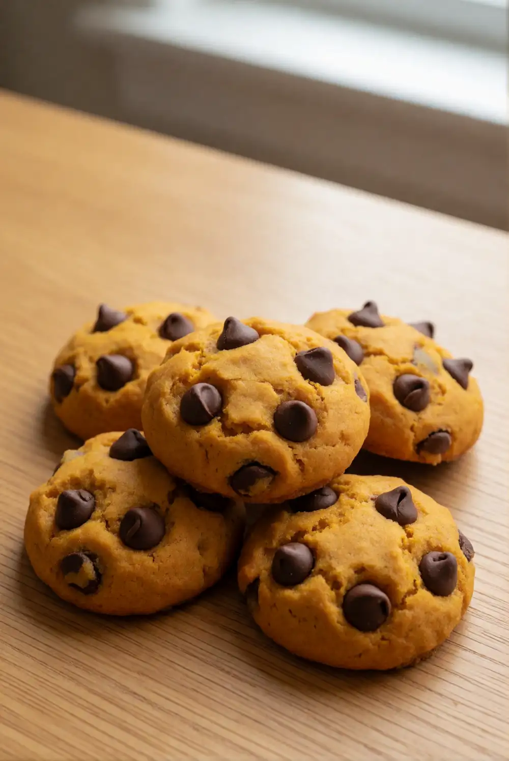 Soft Pumpkin Chocolate Chip Cookies