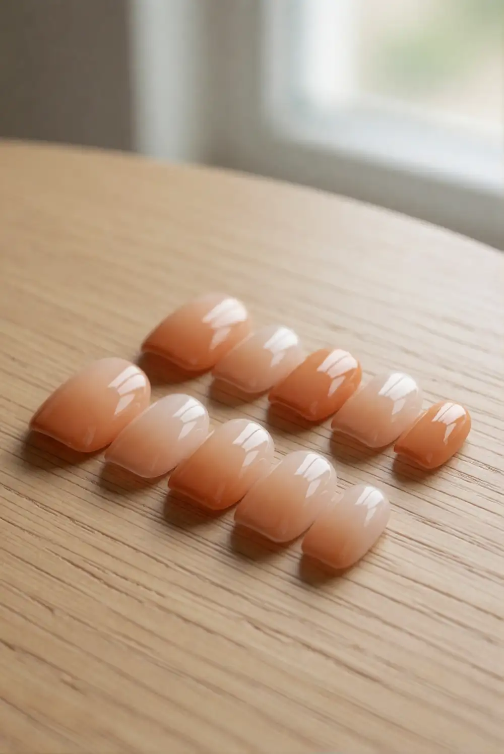 Soft Pumpkin Ombre With Neutral Tones