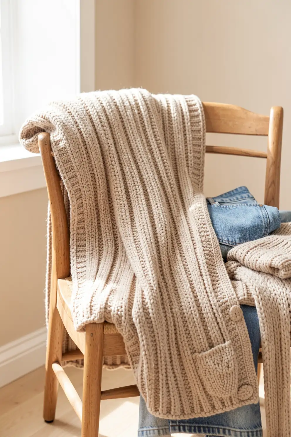 Soft Ribbed Texture for Everyday Layers