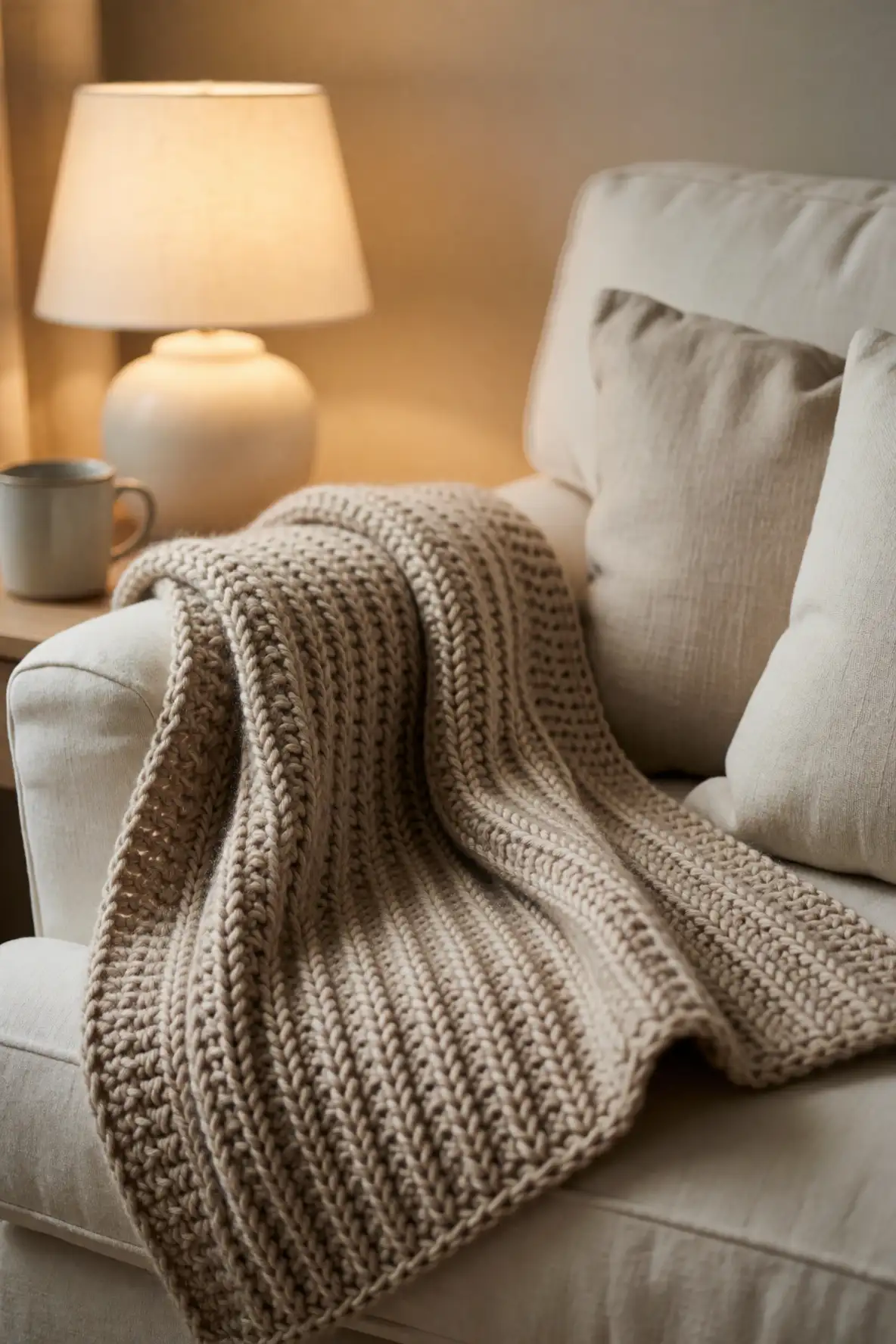 Soft Ribbing for Gentle Warmth