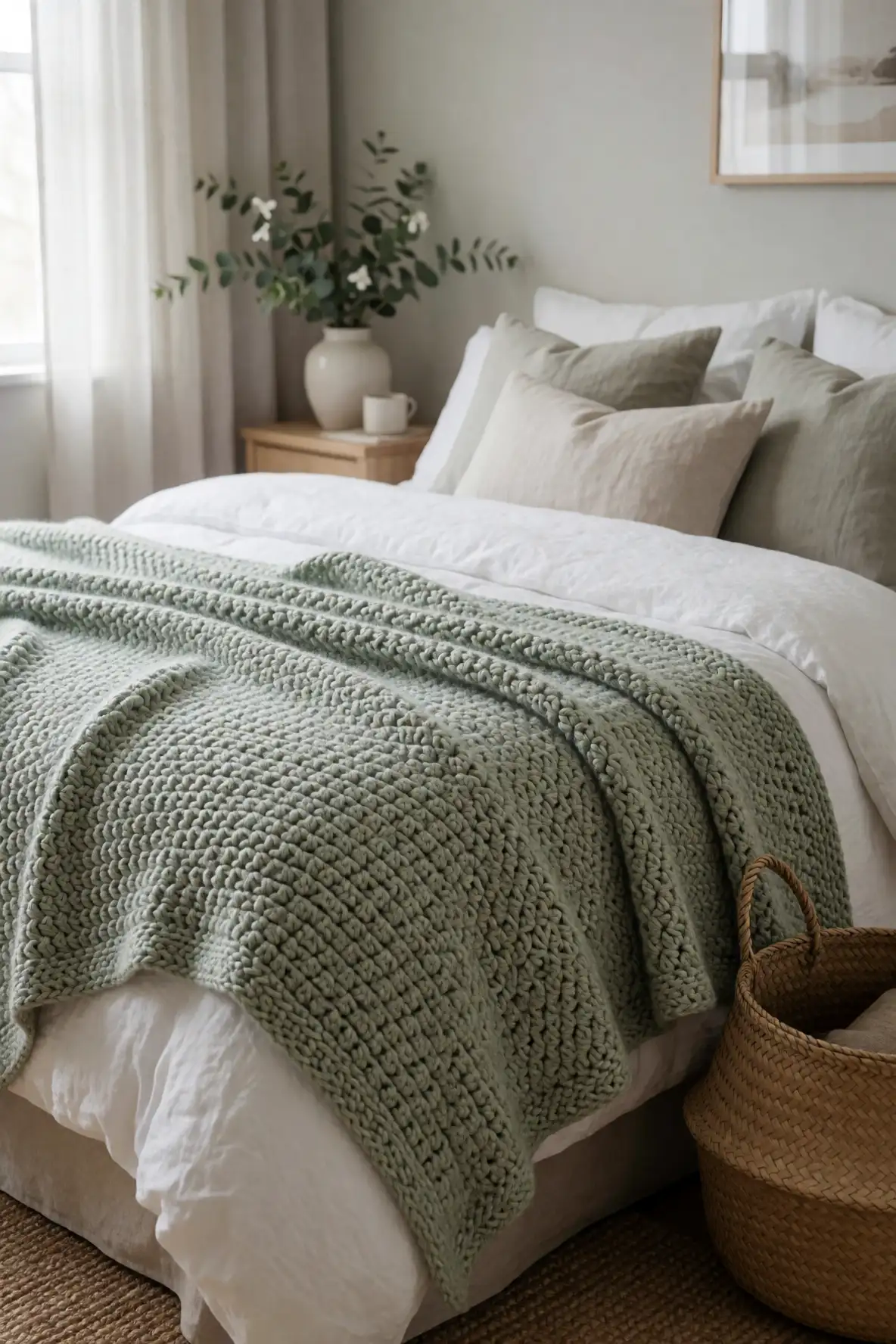 Soft Sage Winter Calm
