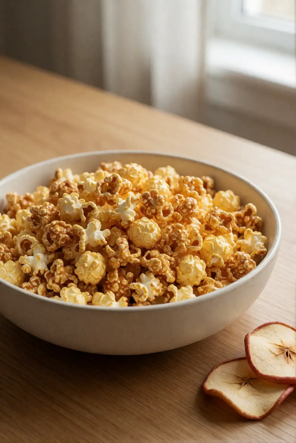 Spiced Cider Caramel Popcorn