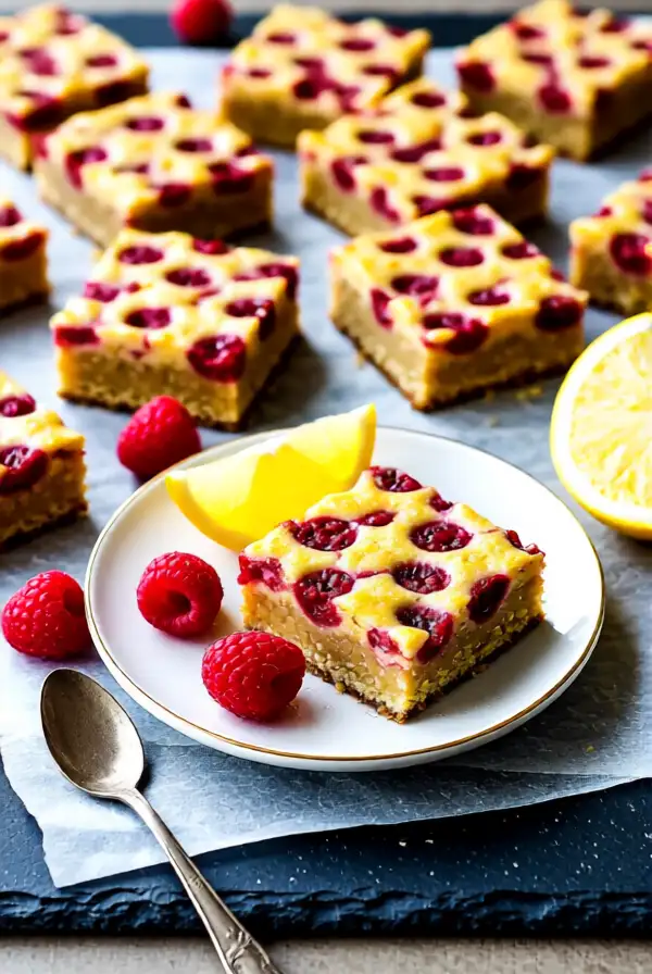 Spicy Raspberry Lemonade Bars