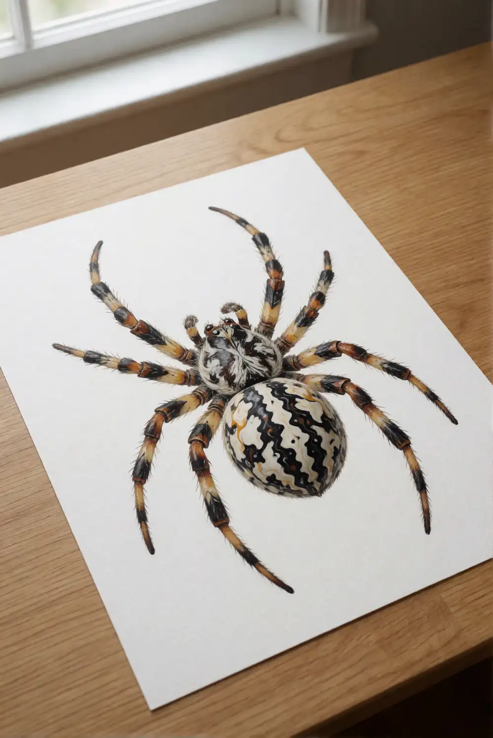 Spider Painting with Marbles