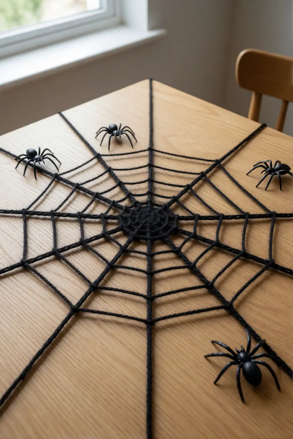 Spider Web Table Decor