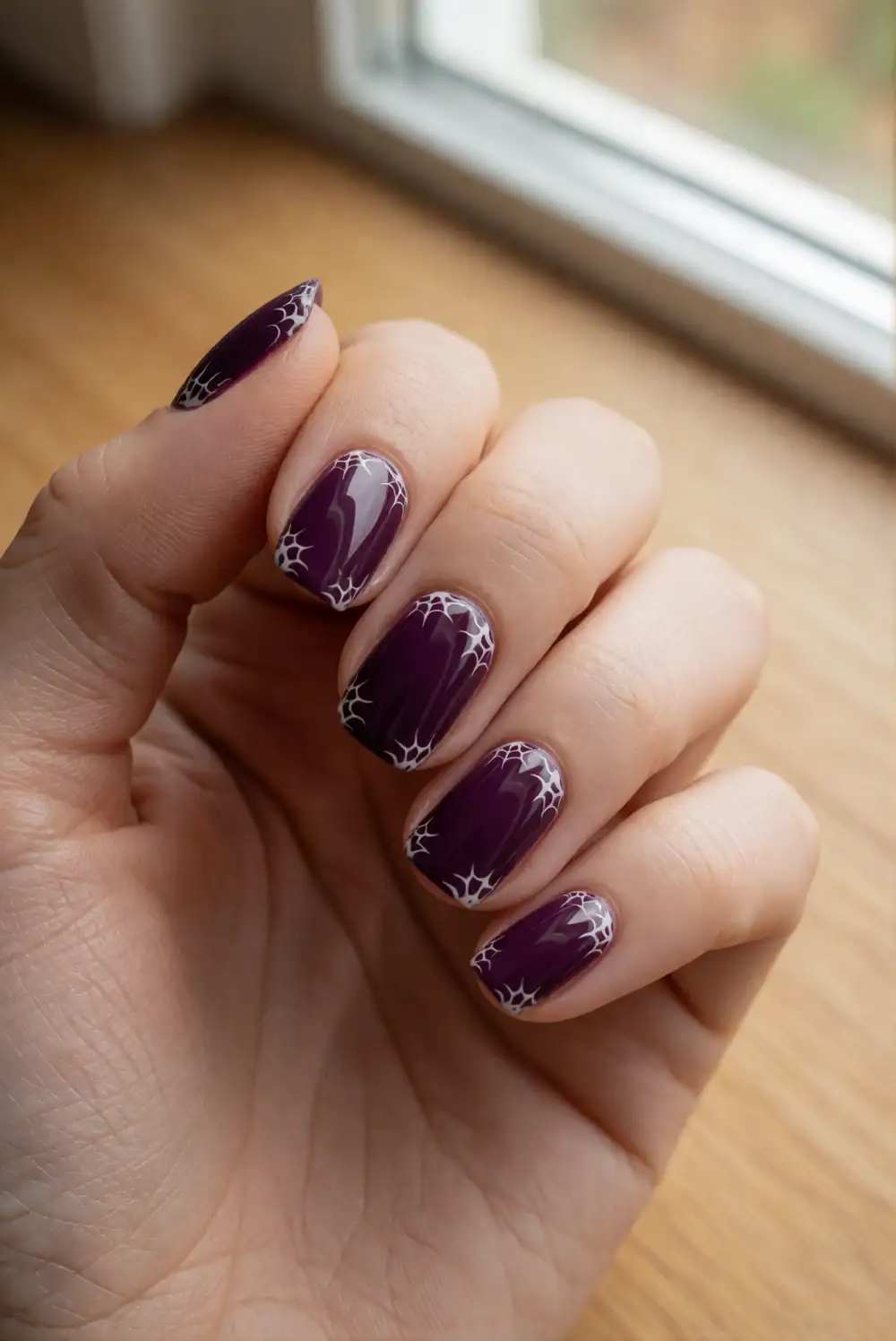 Spiderweb Corner Line Nails