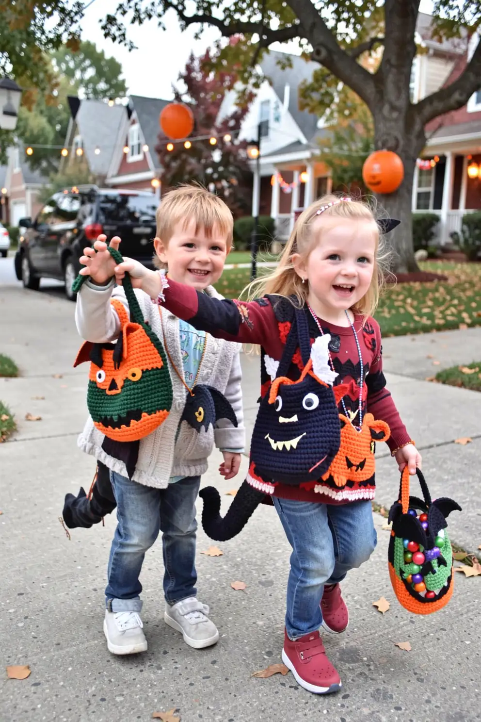 Spooky Bat Halloween Bags