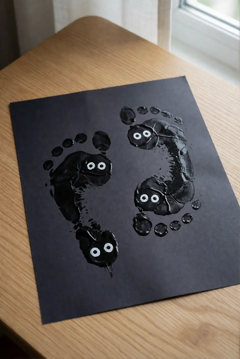 Spooky Footprint Bats