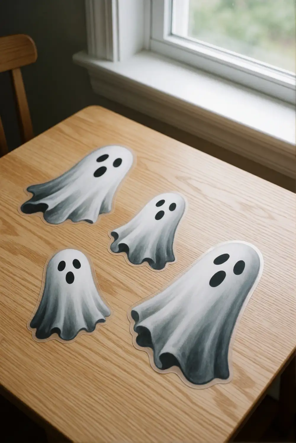 Spooky Ghost Window Clings