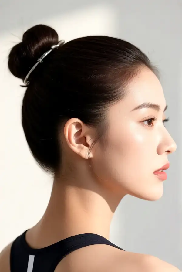 Sporty Sleek Bun