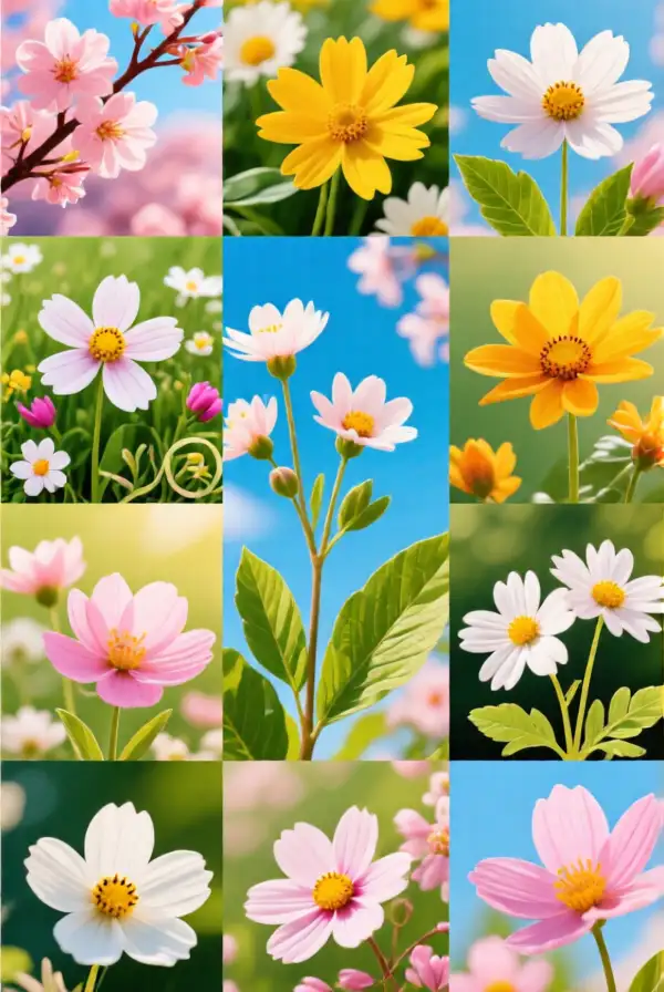 Spring Nature Collages