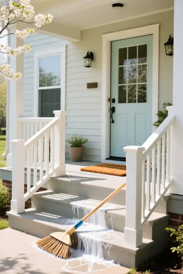 Start With a Freshly Cleaned Porch