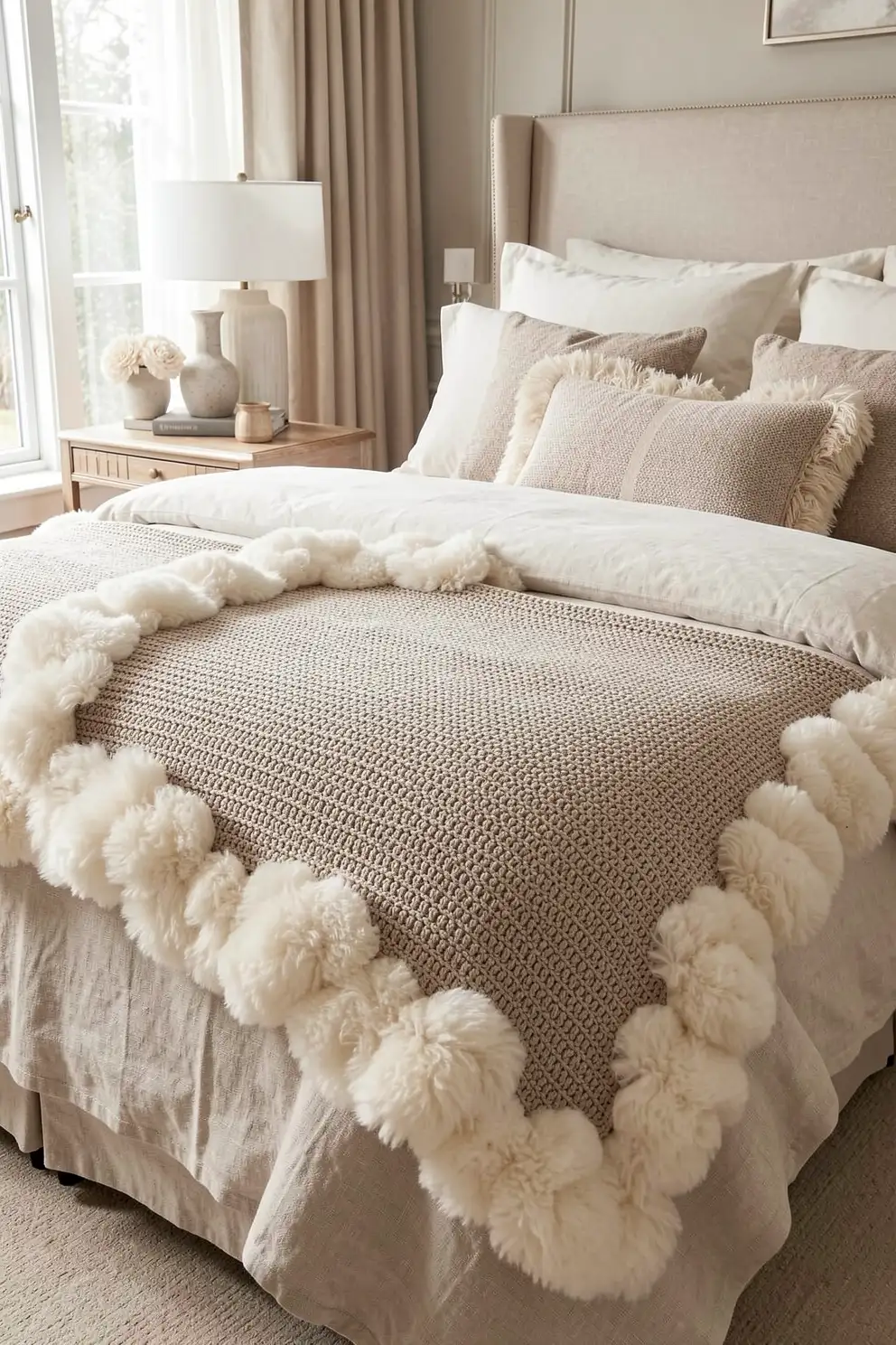 Statement Blanket With Cloud Soft Borders
