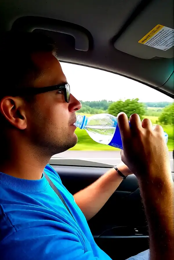 Stay Hydrated for Focused Driving