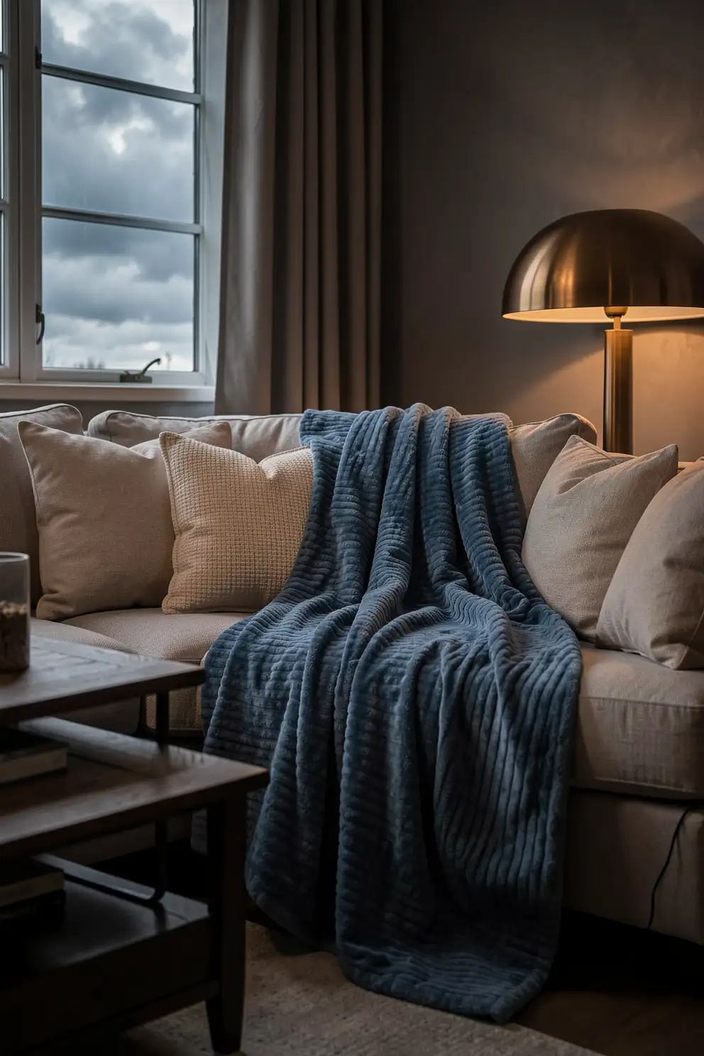 Stormy Blue for Moody Coziness