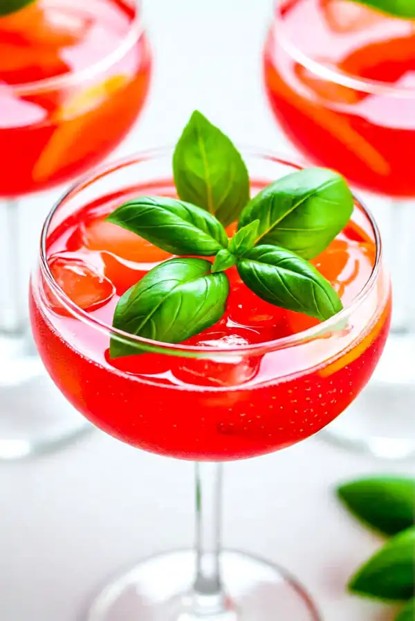 Strawberry Basil Spritz