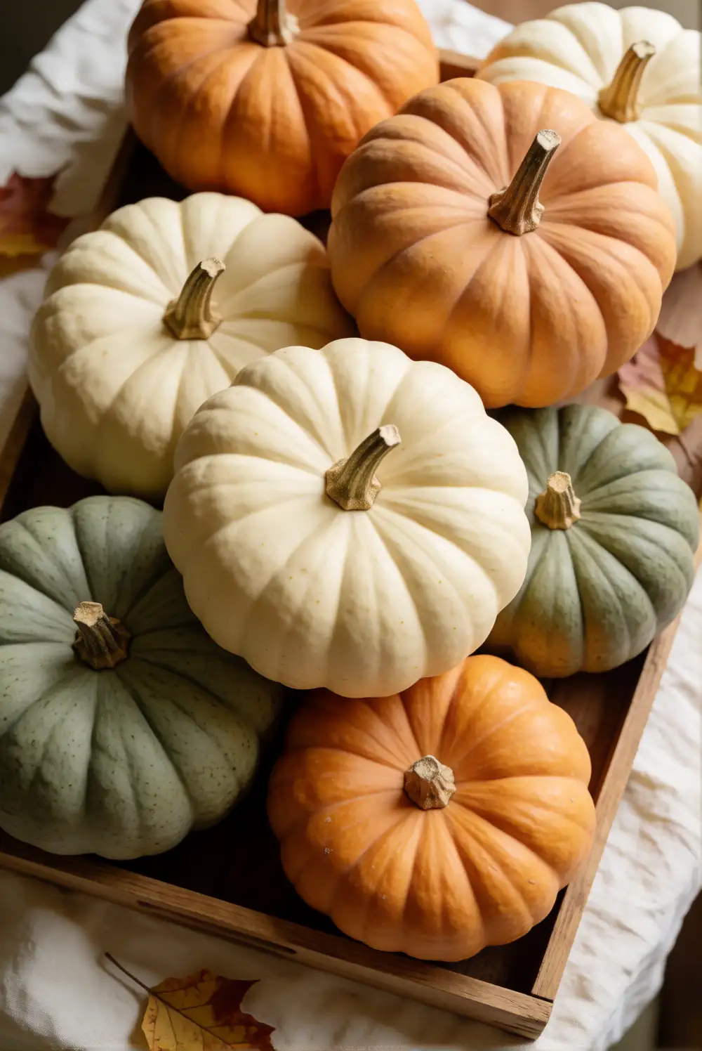 Style an Heirloom Pumpkin Entryway Cluster