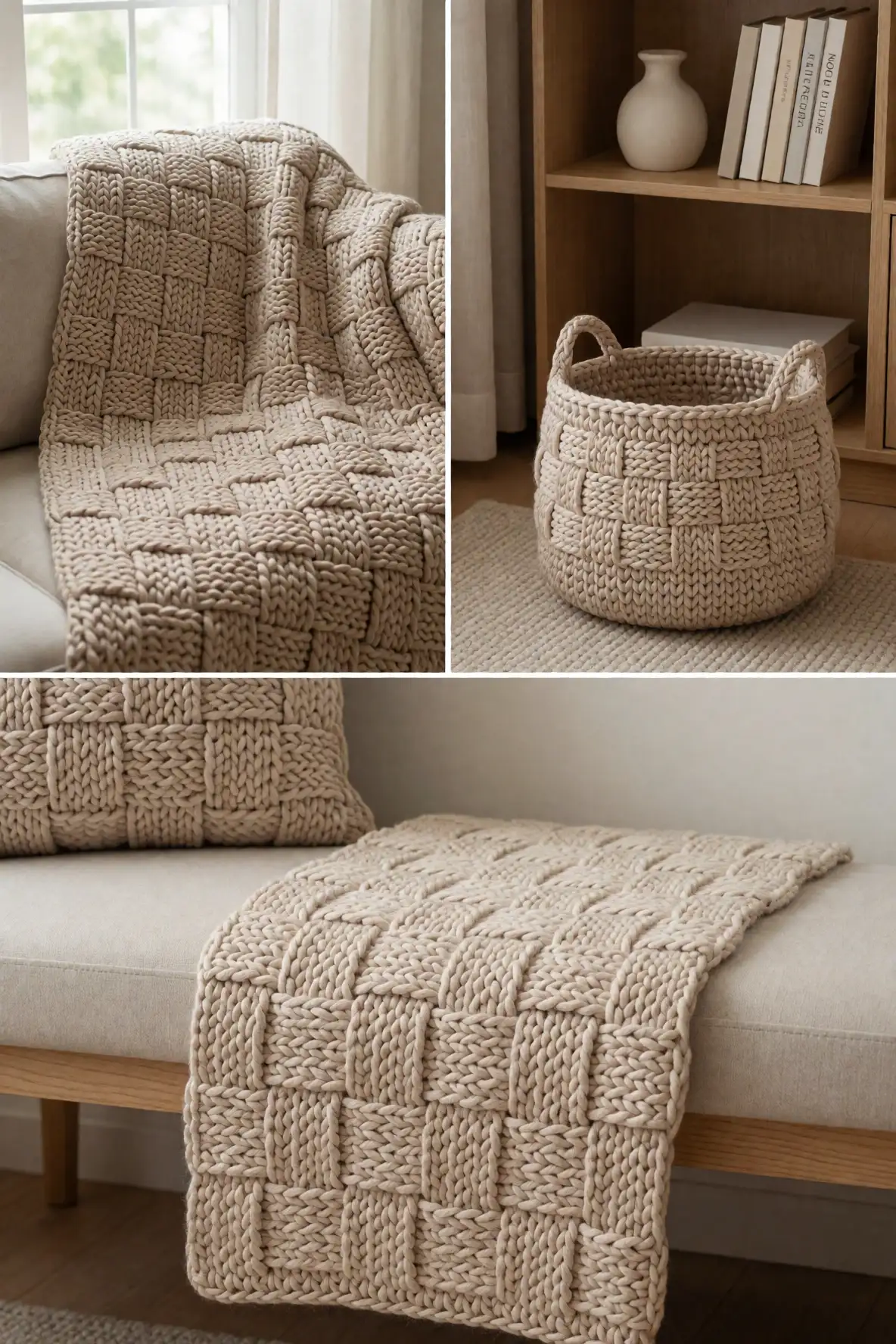 Styling Basketweave Crochet Around The Home