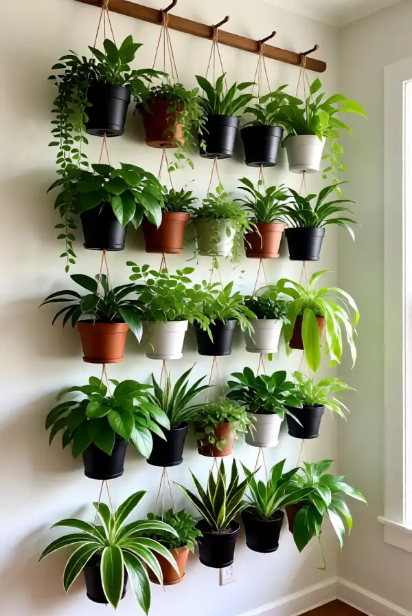 Styling with Multiple Hanging Plants