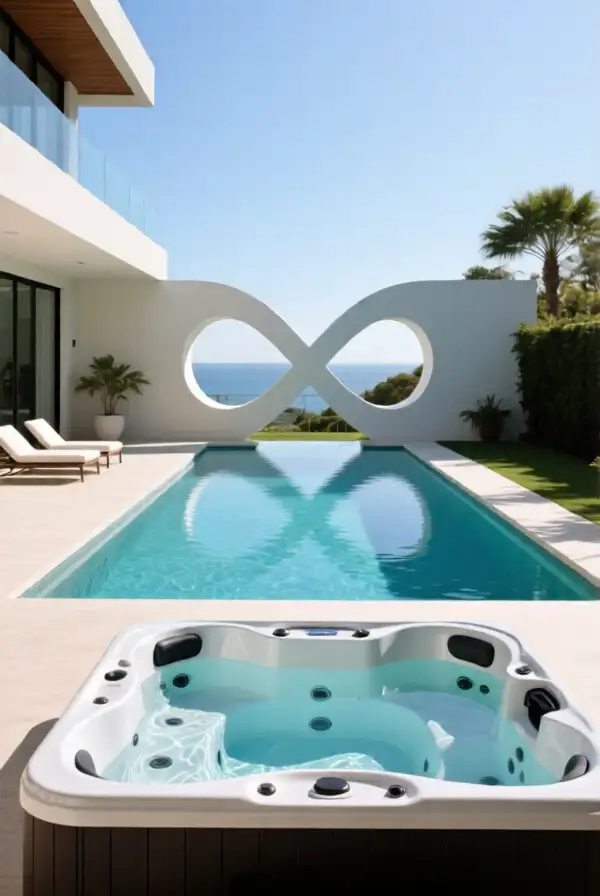 Stylish Infinity Pools and Jacuzzis