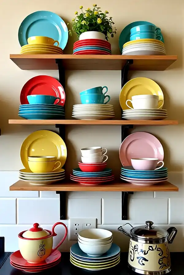 Stylish Open Shelving