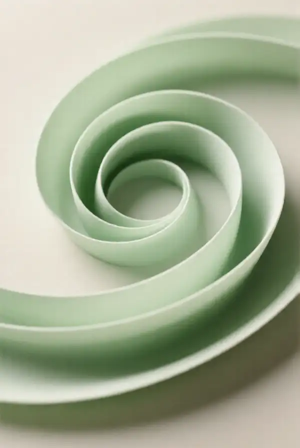Subtle Green Swirls