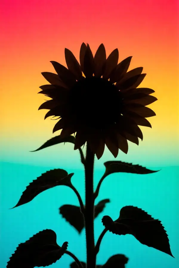 Sunflower Silhouettes