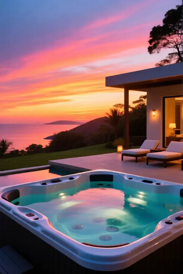 Sunset Lounges with Jacuzzis