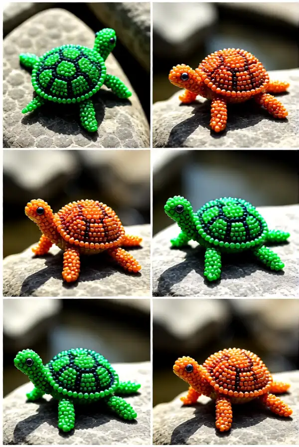 Sweet Beaded Turtles