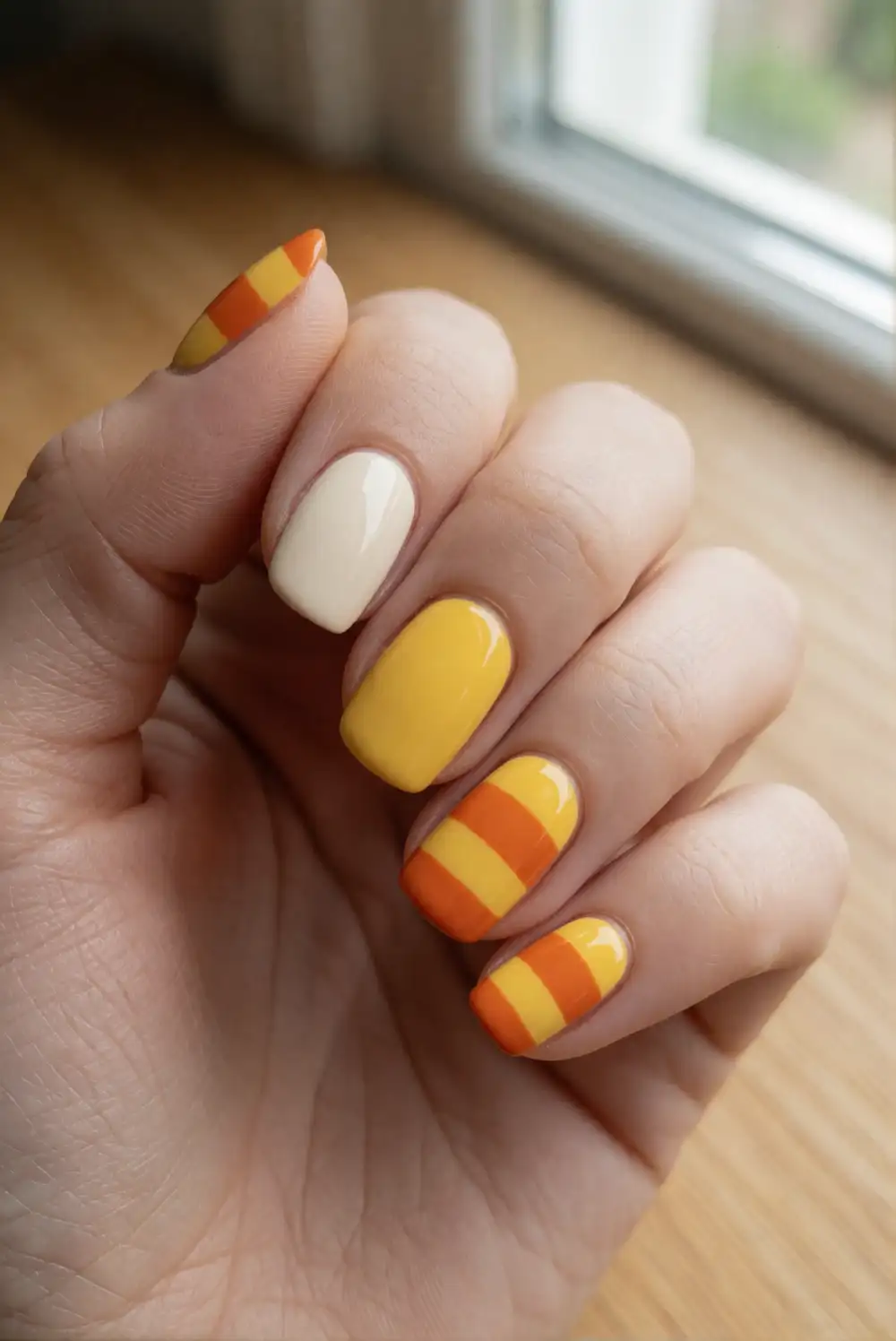 Sweet Candy Corn Stripes