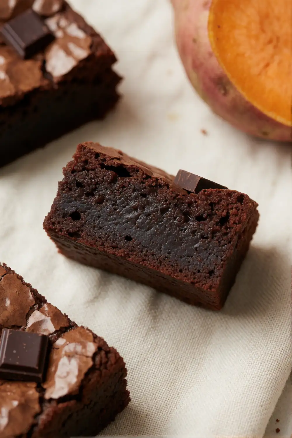 Sweet Potato Brownies with Cocoa
