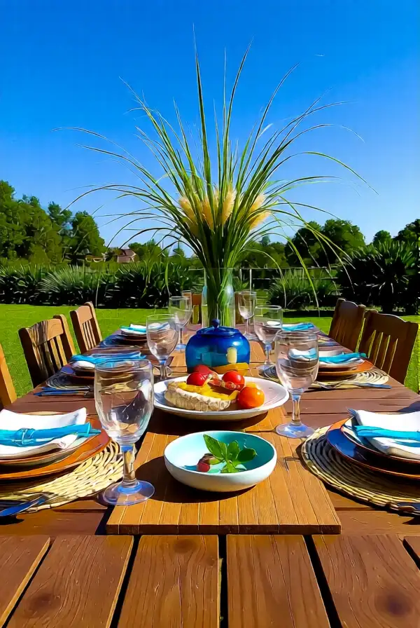 Table Settings for Outdoor Dining