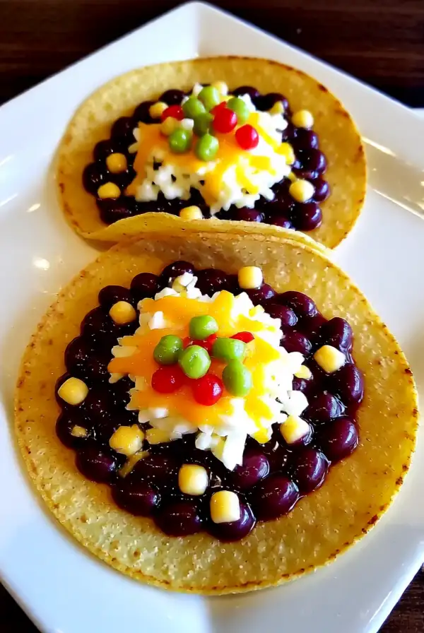Tacos with Beans and Cheese