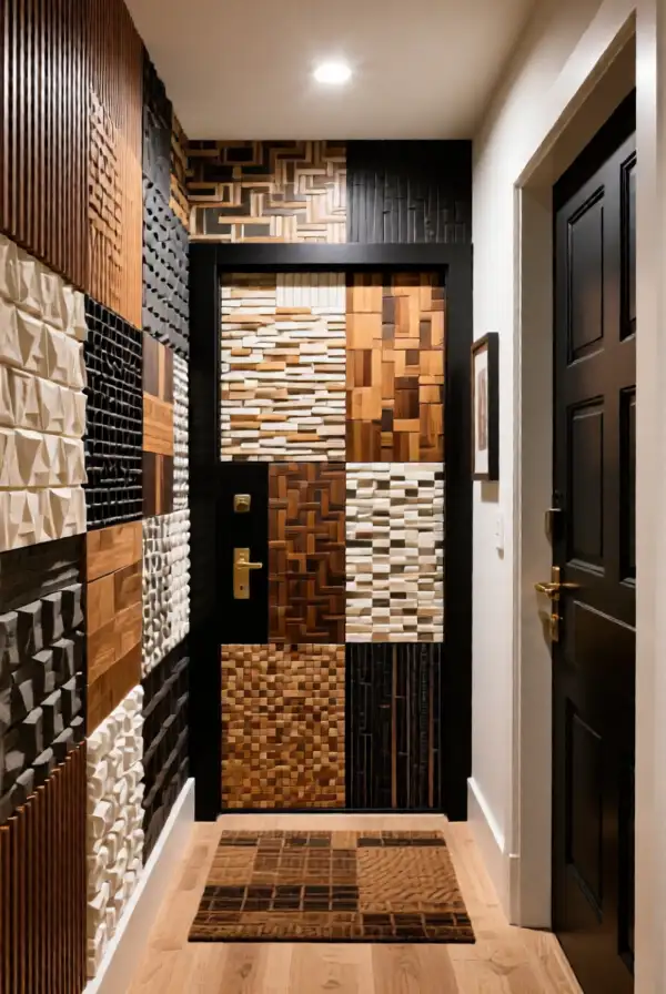 Textural Contrasts for Depth