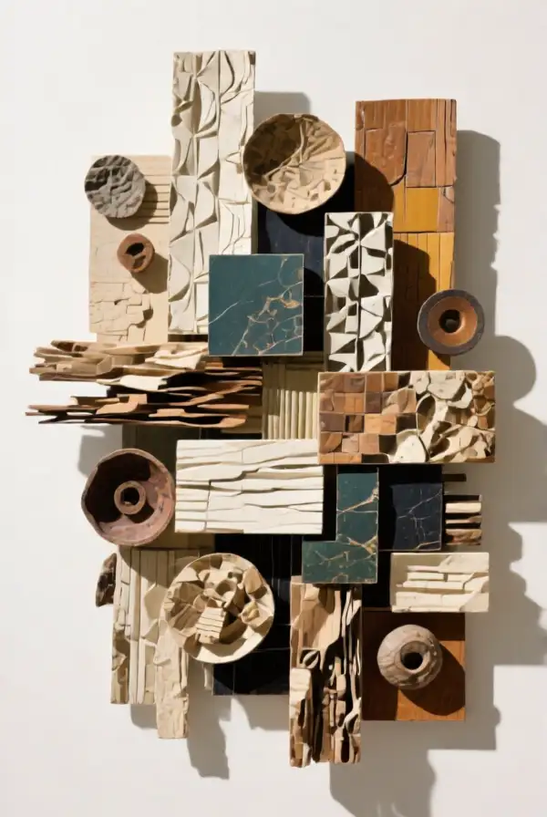 Textural Elements with Found Objects
