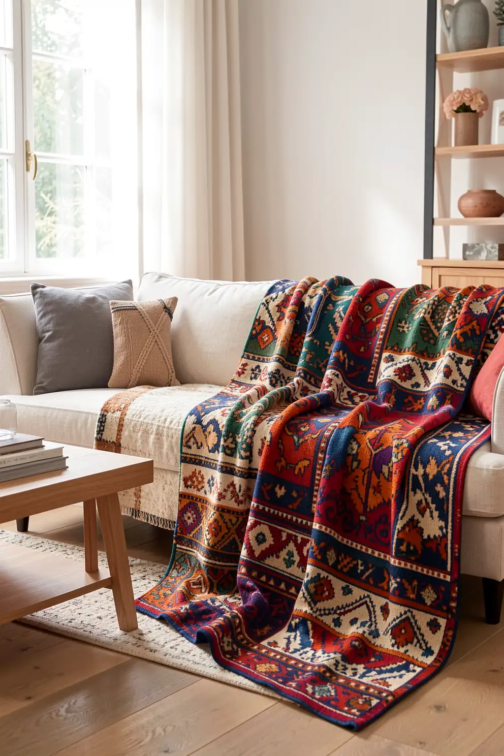 Textured Blankets as Statement Pieces